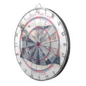 Rustieke Australische vlag Aangepaste naam Est Dat Dartbord (Voorkant Rechts)