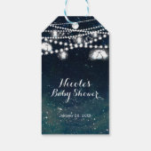 Rustieke avond Sky Mason Jar Lights Favor Cadeaulabel (Achterkant)