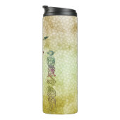 Rustieke AZTEC Tribal Folk Art Thermosbeker (Geroteerd rechts)