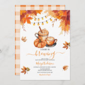 Rustieke Baby brouwt herfst herfst baby shower Kaart (Voorkant / Achterkant)