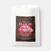 Rustieke Baby in Bloom Sakura Cherry Blossom Bedankzakje (Voorkant)