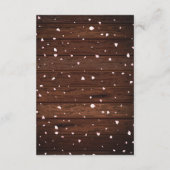 Rustieke Baby in Bloom Sakura Cherry Blossom Informatiekaartje (Achterkant)