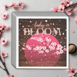 Rustieke Baby in Bloom Sakura Cherry Blossom Servet