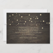 Rustieke Baby is het brouwen van goud Baby shower Kaart (Achterkant)