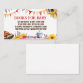 Rustieke BABY-Q Barbecue Picknickboeken voor Baby Informatiekaartje (Voorkant / Achterkant)