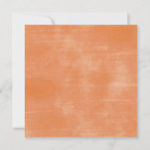 Rustieke Baby Sprinkle Witte Pompoen Baby Shower Kaart (Achterkant)