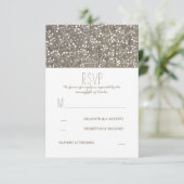 Rustieke Baby's Breath Bruiloft RSVP Kaart (Staand voorkant)
