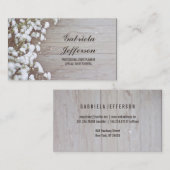 Rustieke Baby's Breath Country Barn Floral Visitekaartje (Voorkant / Achterkant)