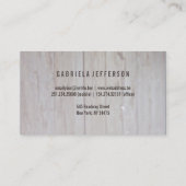 Rustieke Baby's Breath Country Barn Floral Visitekaartje (Achterkant)