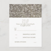 Rustieke Baby's Breath Country Bruiloft RSVP Uitnodiging Briefkaart (Voorkant)