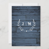 Rustieke Baby's Breath Kaarsverlichting & Kant Bru Kaart (Achterkant)