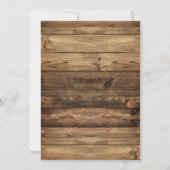 Rustieke Baby's Breath Mason Jar Lights Bruiloft I Kaart (Achterkant)