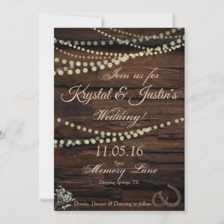 Rustieke Baby's Breath Trouwkaart Save The Date