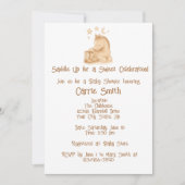 Rustieke babyslaarslaarzen en veulen kaart (Voorkant)