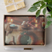 Rustieke Badkamer Decor Kerst Tissue Papier (Geschenk)