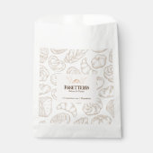 Rustieke Bakkerij Business Beige en Bruin Bedankzakje (Voorkant)