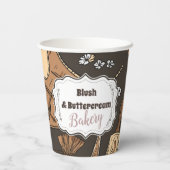 Rustieke Bakkerij Papieren Bekers (Achterkant)