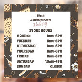 Rustieke Bakkerij Raamsticker (Vel 2)