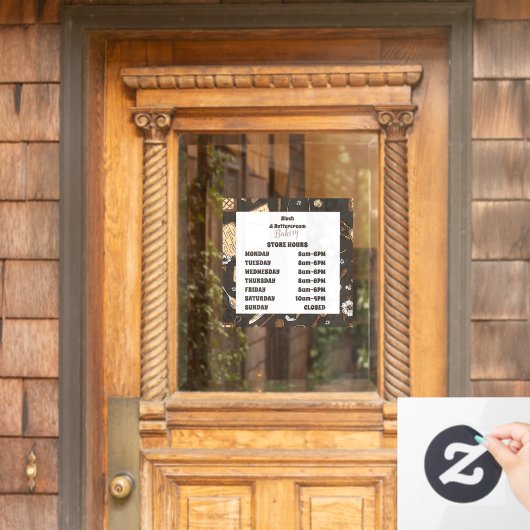 Rustieke Bakkerij Raamsticker (Huis Deur)