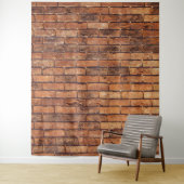 Rustieke Baksteen Foto Achtergrond Tapijt Wandkleed (In situ)