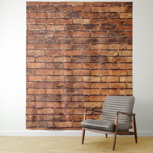 Rustieke Baksteen Foto Achtergrond Tapijt Wandkleed (In situ)