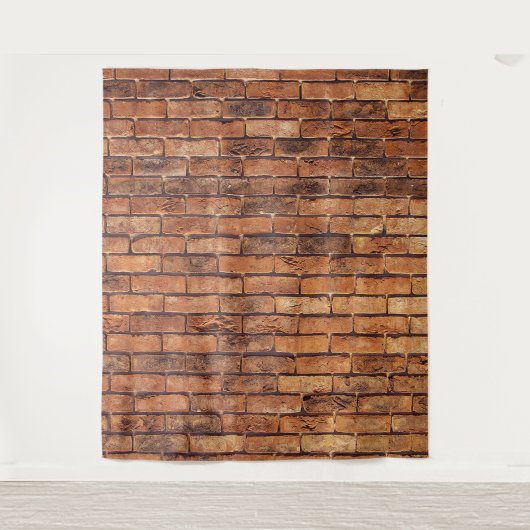 Rustieke bakstenen foto achtergrond tapestry wandkleed (Voorkant)