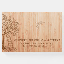 Rustieke Bamboe Boomhut Airbnb Vakantiehuisje Gastenboek