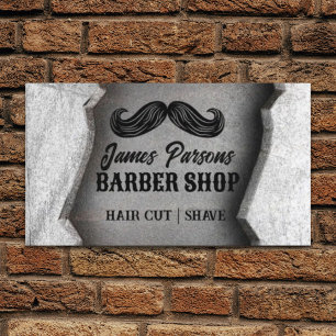 Rustieke Barbershop Haar Stylist Barber Shop Visitekaartje