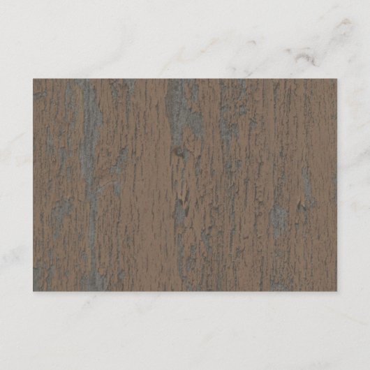 Rustieke Bark Ontvangstkaart/ Encluskaart Informatiekaartje (Achterkant)