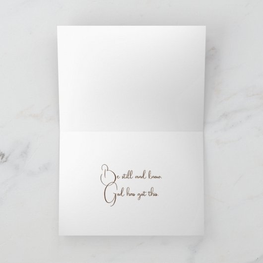 Rustieke Barnwood met wilde bloemen Kaart (Binnen)