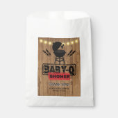 Rustieke BBQ-Baby Grill Baby shower Bedankzakje (Voorkant)