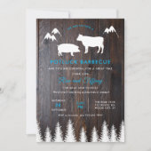 Rustieke BBQ bruiloft Kaart (Voorkant)