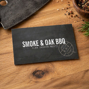 Rustieke BBQ Smokehouse  Visitekaartje