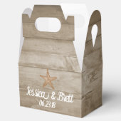 Rustieke Beach Gable Favor Box Bedankdoosjes (Geopend)
