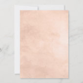 Rustieke Beauty Floral Herfst Boho Boeket Bruiloft Kaart (Achterkant)