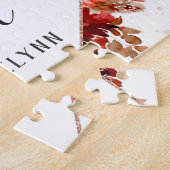 Rustieke Beauty Floral ingelijst Bohemian Bloemenm Legpuzzel (Zijkant)