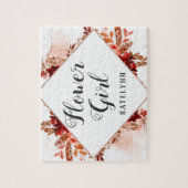 Rustieke Beauty Floral ingelijst Bohemian Bloemenm Legpuzzel (Verticaal)