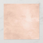 Rustieke Beauty Floral ingelijst Waterverf Boho Ch Menu (Achterkant)