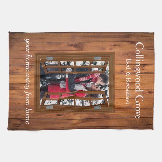 Rustieke Bed and Breakfast 🌿 Country Inn Guest Theedoek (Horizontaal)