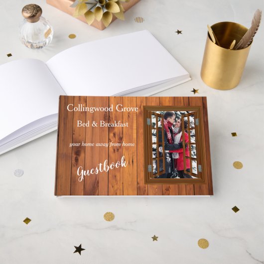 Rustieke Bed and Breakfast Guest Book 🌿 Country I Gastenboek (Voorkant open)