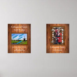 Rustieke Bed & Breakfast 🌿 Promotie Muurkunst Sets
