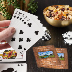 Rustieke Bed & Breakfast 🌿 Promotie Pokerkaarten