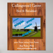 Rustieke Bed & Breakfast 🌿 Promotie Poster (Voorkant)