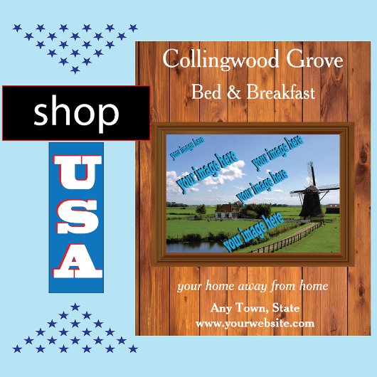 Rustieke Bed & Breakfast 🌿 Promotie Poster