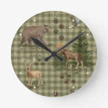 Rustieke Beer Bos Herten Eland Adelaar Aquarel