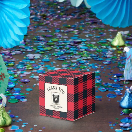 rustieke Beer kwekerij Bedankdoosjes (Feest)