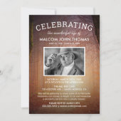 Rustieke Begrafenis | Foto van het leven Kaart (Voorkant)