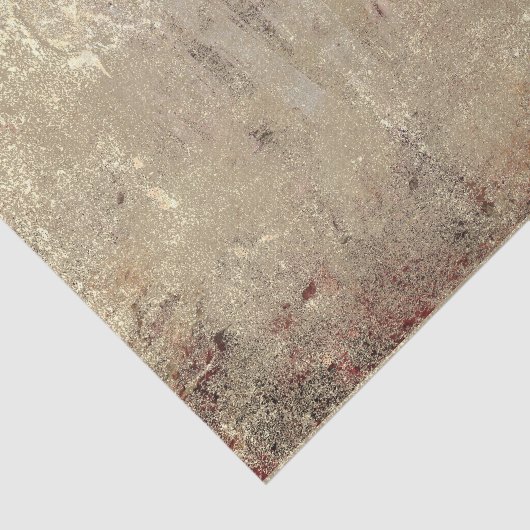 Rustieke  Beige Bruine Grunge Textuur Tissuepapier (Detail)