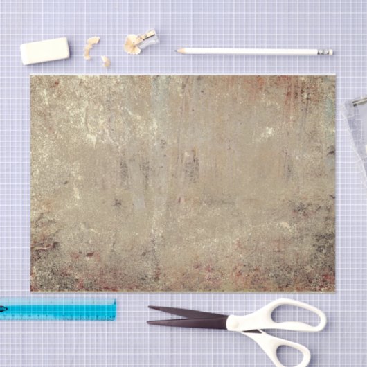 Rustieke  Beige Bruine Grunge Textuur Tissuepapier (Craft)