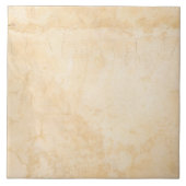 Rustieke beige bruine terracotta tegeltje (Voorkant)